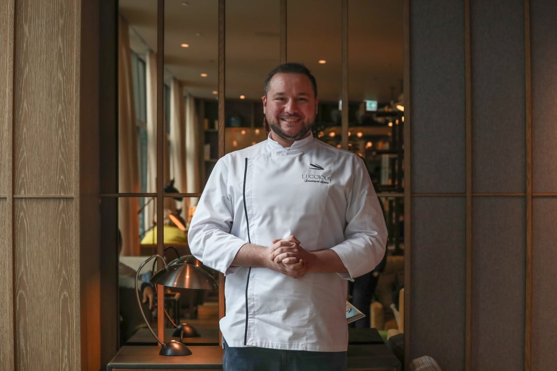 Francesco Gava, the Italian chef de cuisine of the Lucciola restaurant in The Hari Hong Kong. Photo: Jonathan Wong