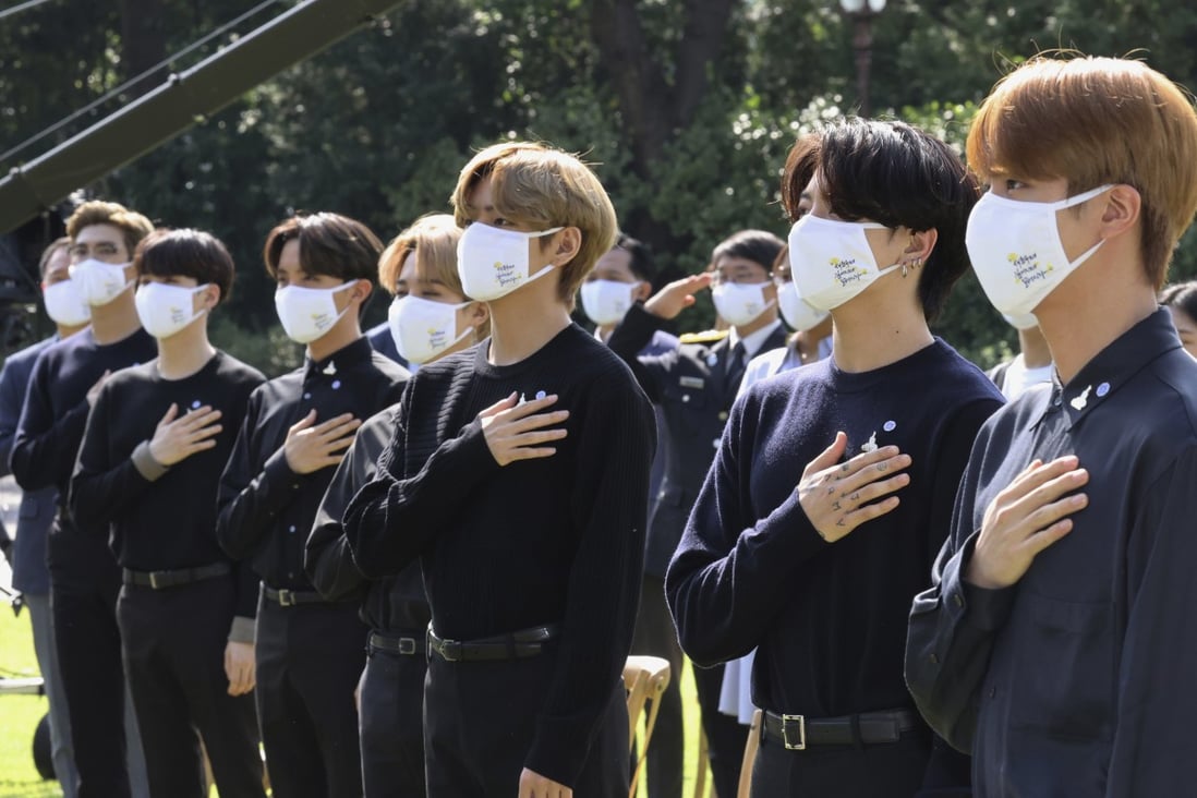 Members of South Korean K-pop group BTS released a statement condemning racism against Asians. “‘We stand against racial discrimination,” the biggest boy band in the world, tweeted to their 34 million followers in English and Korean. Photo:Lee Jin-wook/Yonhap/AP