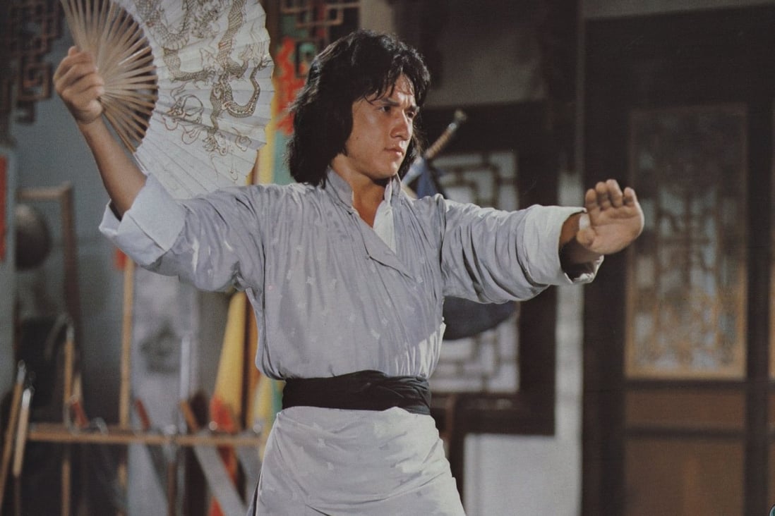 Jackie Chan in a still from The Young Master (1980).