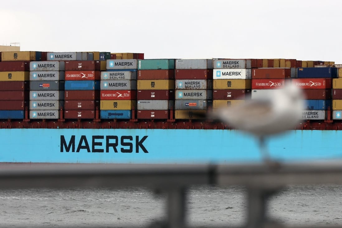 A container ship moves into New York Harbour on April 2. The WTO trade forecast says the US and the rest of North America will be the biggest importers of goods this year while China and other Asian economies will lead the way in supplying them. Photo: Getty Images/AFP