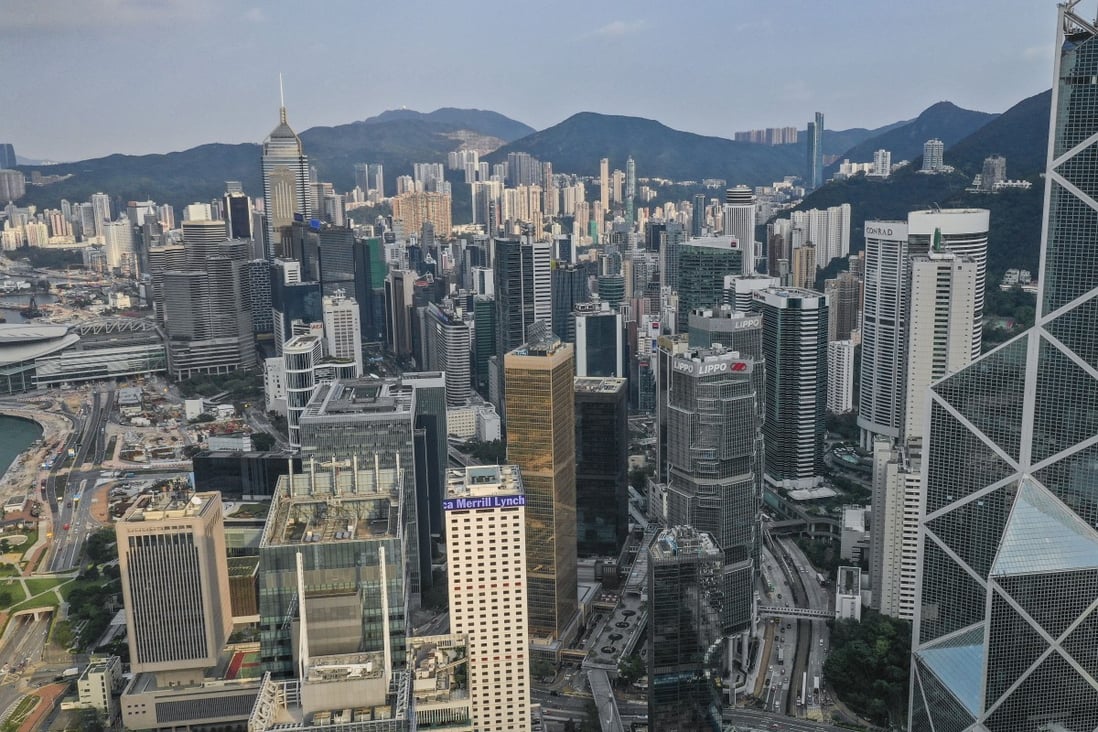 An aerial view of Hong Kong’s Central District. Photo: Winson Wong