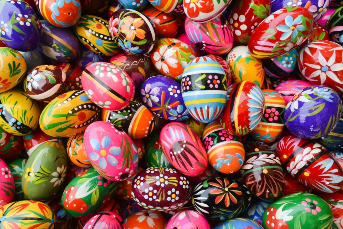 Decorated eggs in Krakow, Poland. Photo: Getty Images