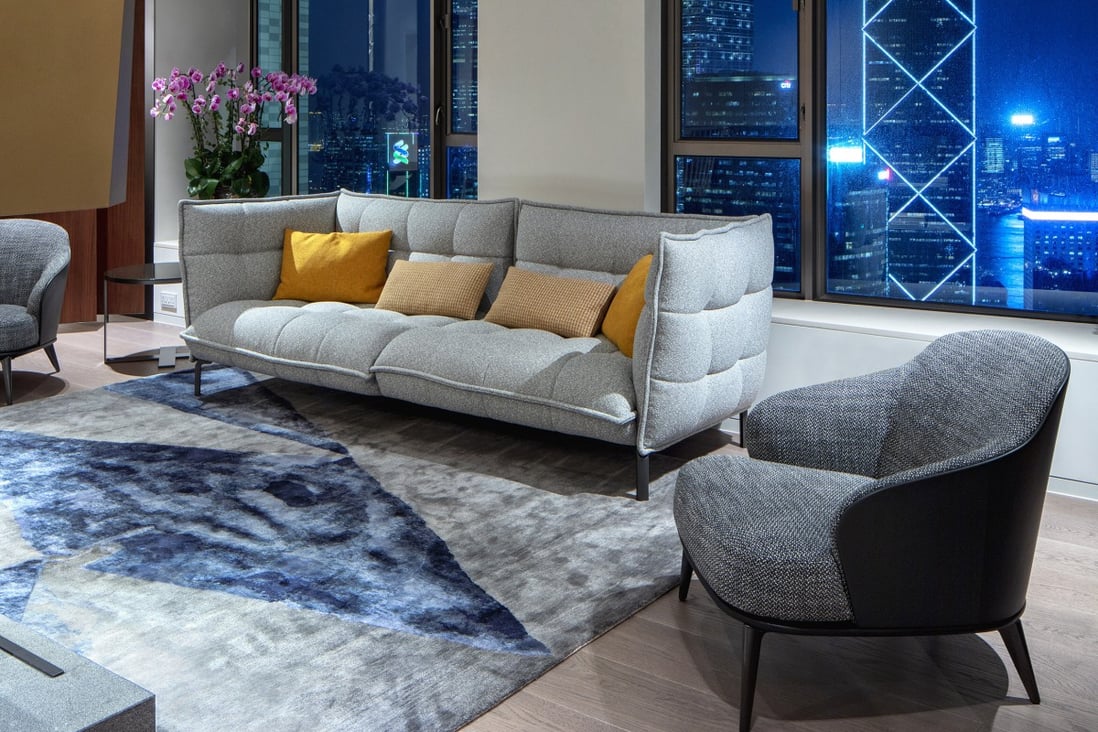 This Mid-Levels flat in Hong Kong features a Fort Street Studio carpet. The carpet is among many featured in Fort Street Studio’s book, A Tale of Warp and Weft. Photo: John Butlin