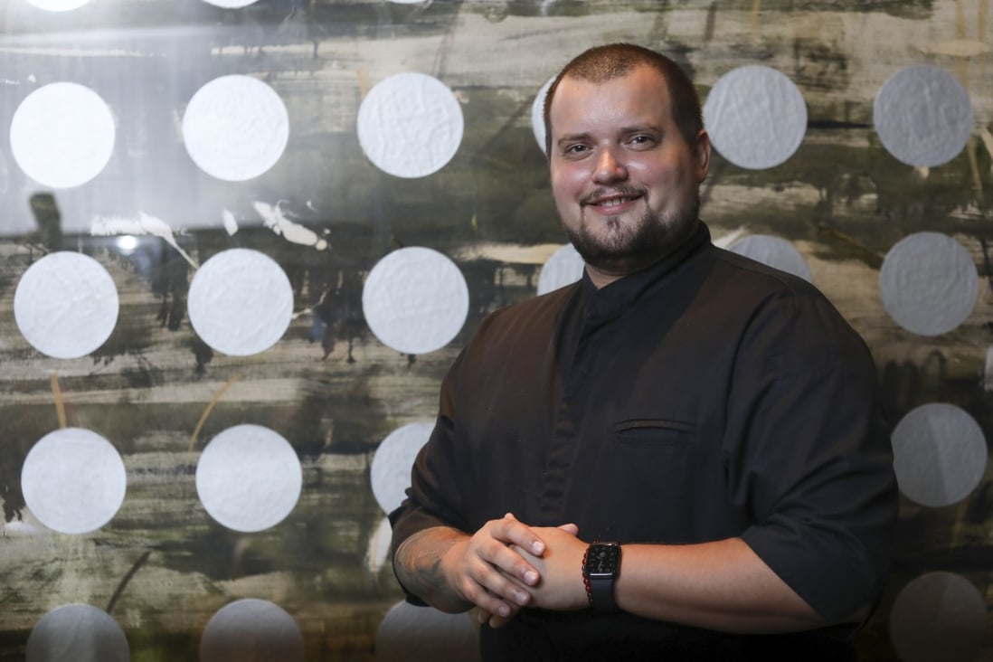 Chef Agustin Balbi at his newly opened restaurant Ando in Central, Hong Kong in July 2020. Photo: KY Cheng