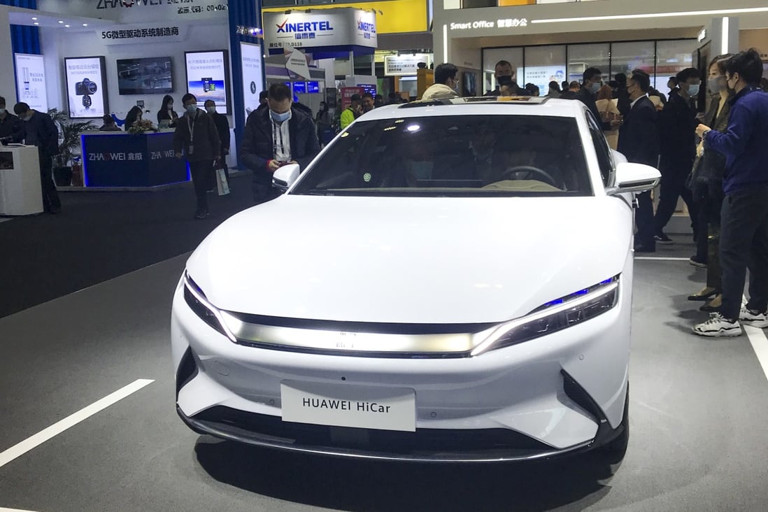 medeklinker versus muziek Huawei revs up drive for 5G-equipped smart electric cars with launch of  Arcfox luxury sedan | South China Morning Post
