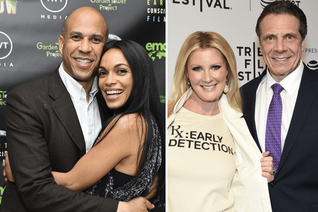 When Hollywood celebs date politicians from Rosario Dawson and US Senator Cory Booker to Arnold