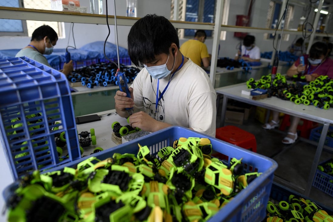 China’s toy shipments to the US increased by 6.8 per cent to US$8.57 billion last year, accounting for nearly a quarter of all Chinese toy exports. Photo: AFP