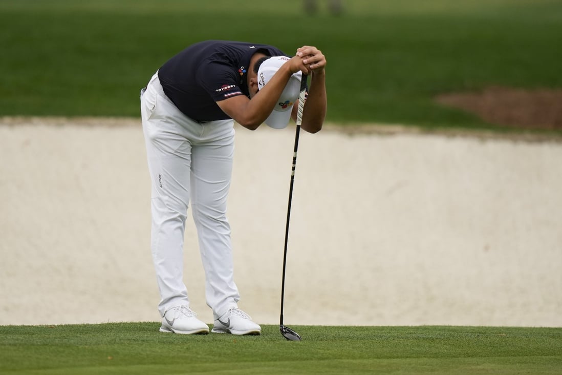 Masters 2021: Kim si-woo still in the mix despite putting with 3-wood after breaking putter ...