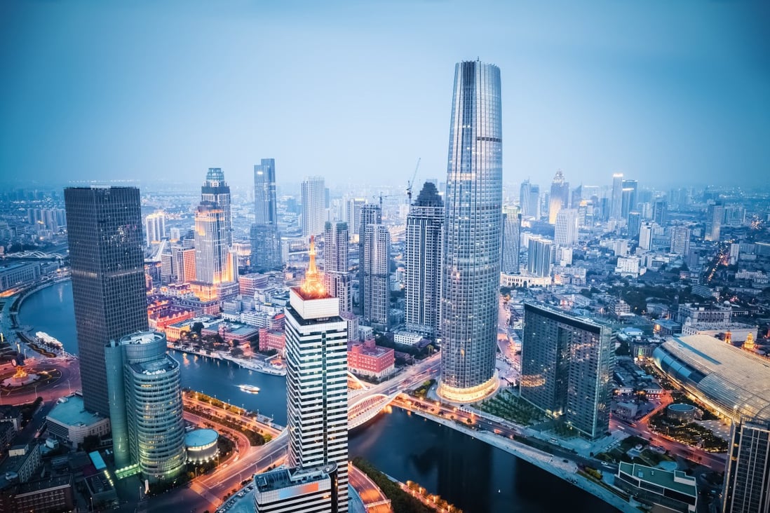 The ratio of outstanding explicit debt to fiscal revenue - a gauge of repayment capability - reached 183.5 per cent in Tianjin (pictured) last year. Photo: Shutterstock