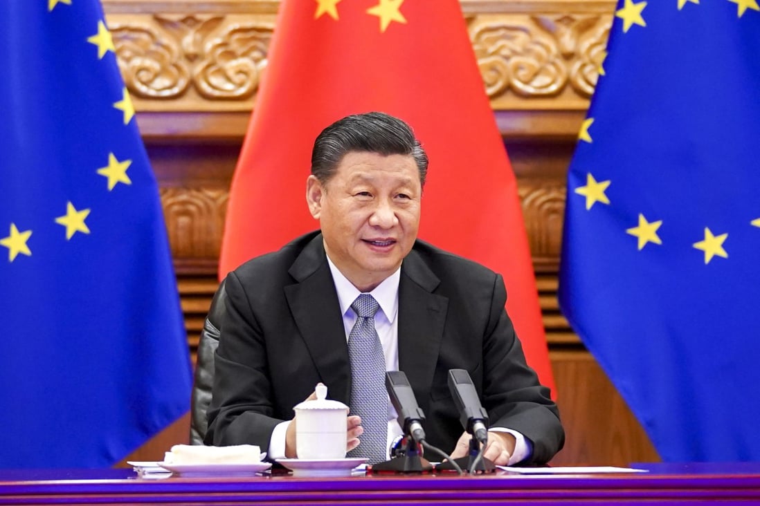 Chinese leader Xi Jinping will attend a climate meeting with his French and German counterparts by video link on Friday. Photo: Xinhua