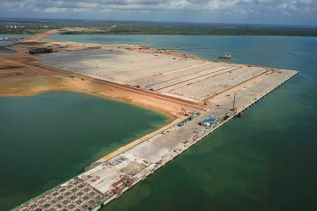 The Lamu seaport in Kenya will open for business in June. Photo: Twitter