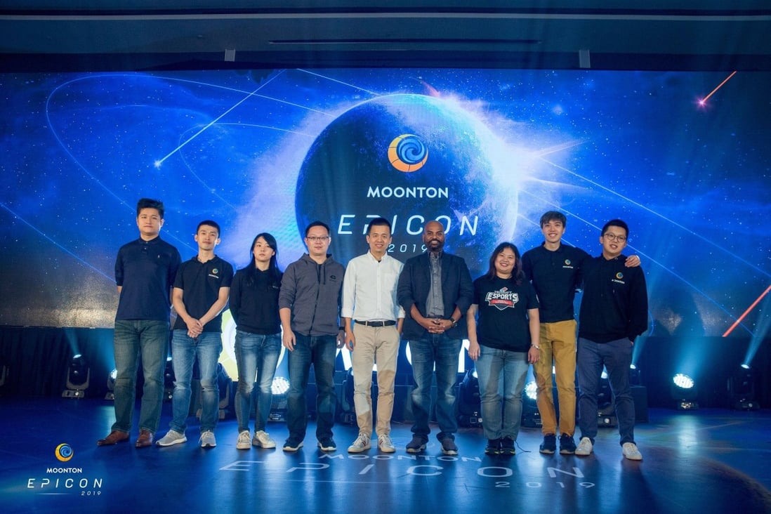 Moonton co-founder Justin Yuan, centre, at the company’s Epicon 2019 conference. ByteDance acquired Moonton for US$4 billion in an effort to bolster its gaming offerings in Southeast Asia and compete with Tencent. Photo: Mobile Legends Japan/Twitter