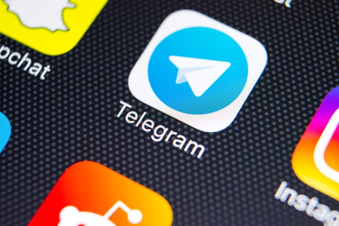 The Telegram messaging app was popular with protesters in 2019.