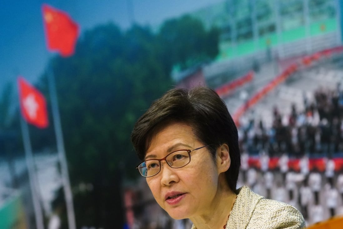 Hong Kong Chief Executive Carrie Lam.    Photo: Sam Tsang