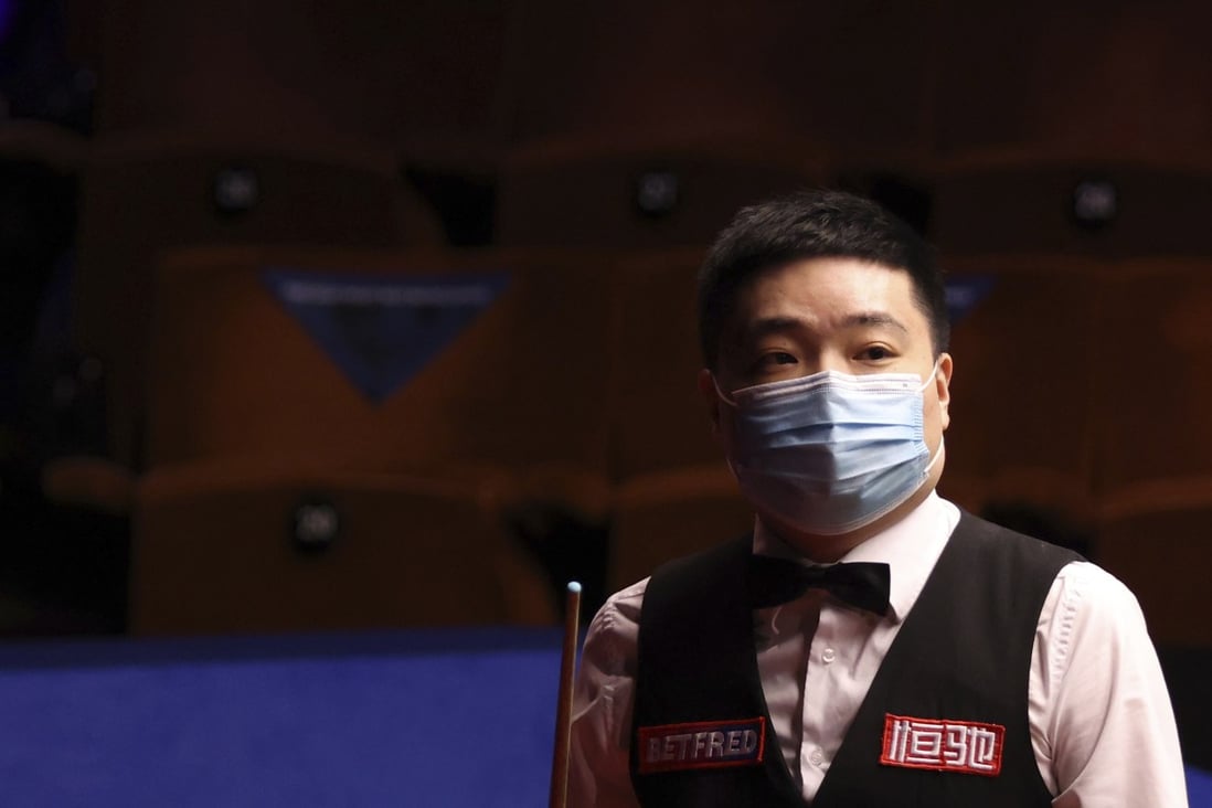 Ding Junhui Out Of World Snooker Championships Yan Bingtao Sole Chinese Player Left South China Morning Post