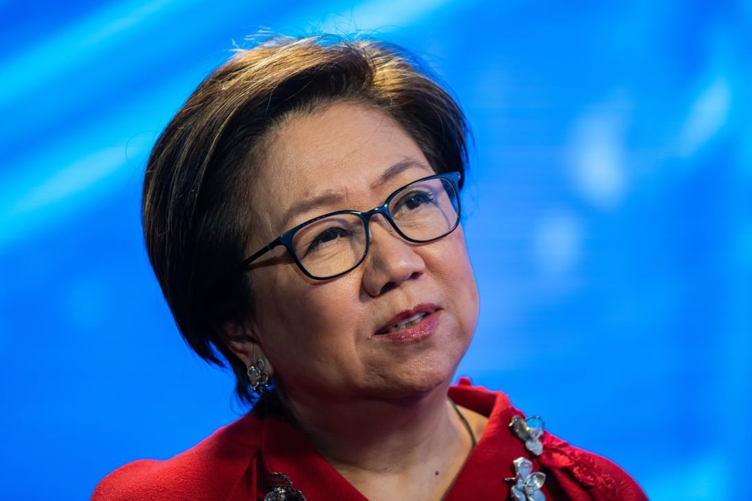 Laura Cha, chair of Hong Kong Exchanges and Clearing, speaks during an interview in Hong Kong on June 10, 2020. The Hong Kong stock exchange is taking steps to encourage companies to diversify their boards. Photo: Bloomberg