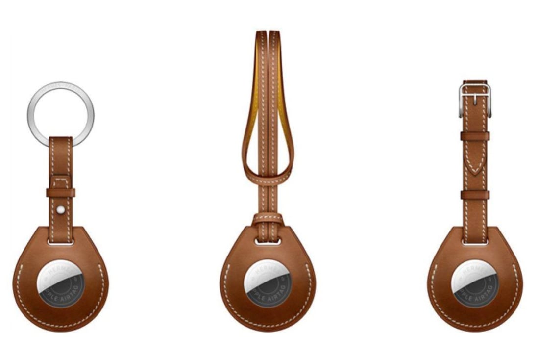 Three new styles of AirTag - 
 a new ‘Find My’ product from Apple and Hermès. Photo: Apple