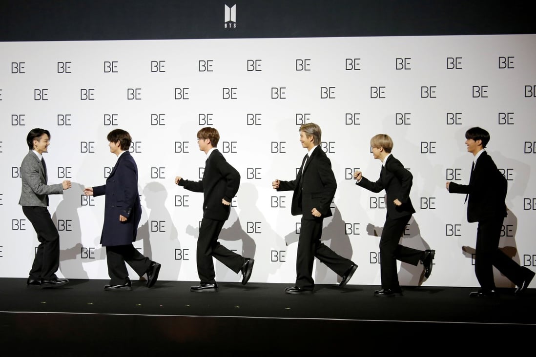 BTS, seen here promoting their new album BE (Deluxe Edition), have been announced as brand ambassadors for luxury fashion house Louis Vuitton. Photo: Reuters