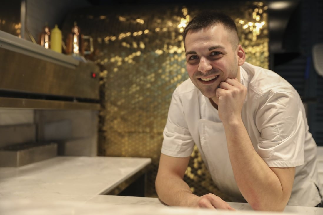 Angelo D’Ambrosio, the pizzaiolo at Gustaci, in Central. Photo: SCMP / K. Y. Cheng