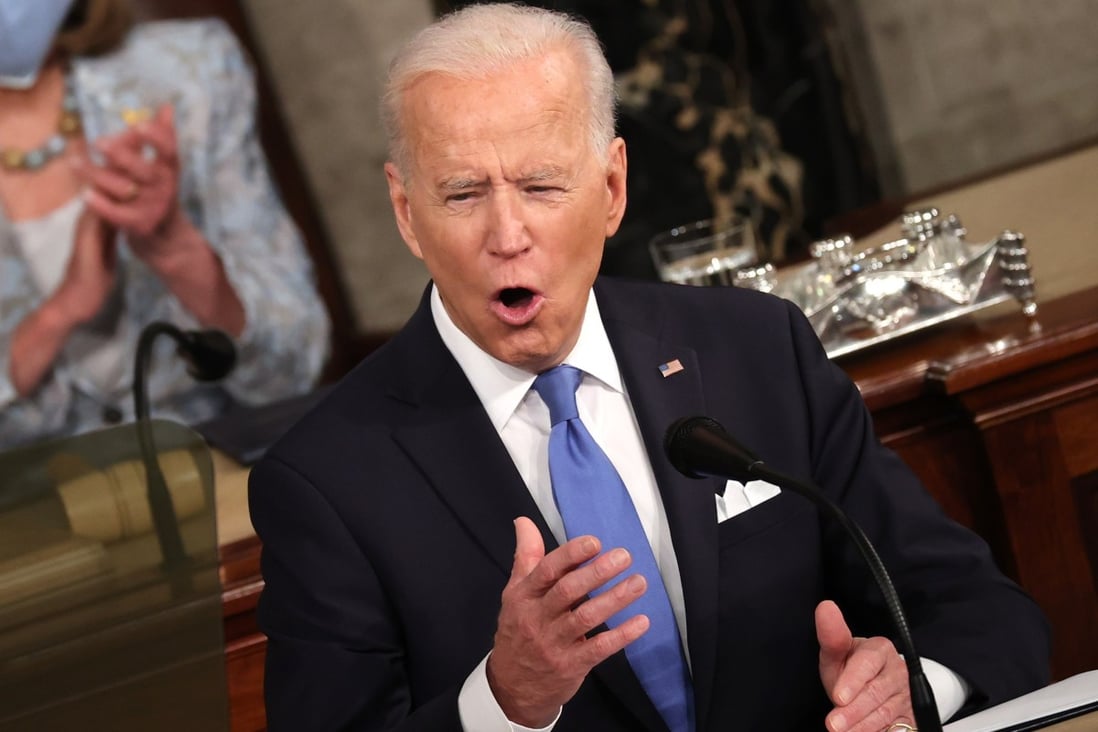 Watch Joe Biden's first big speech to Congress | South China ...