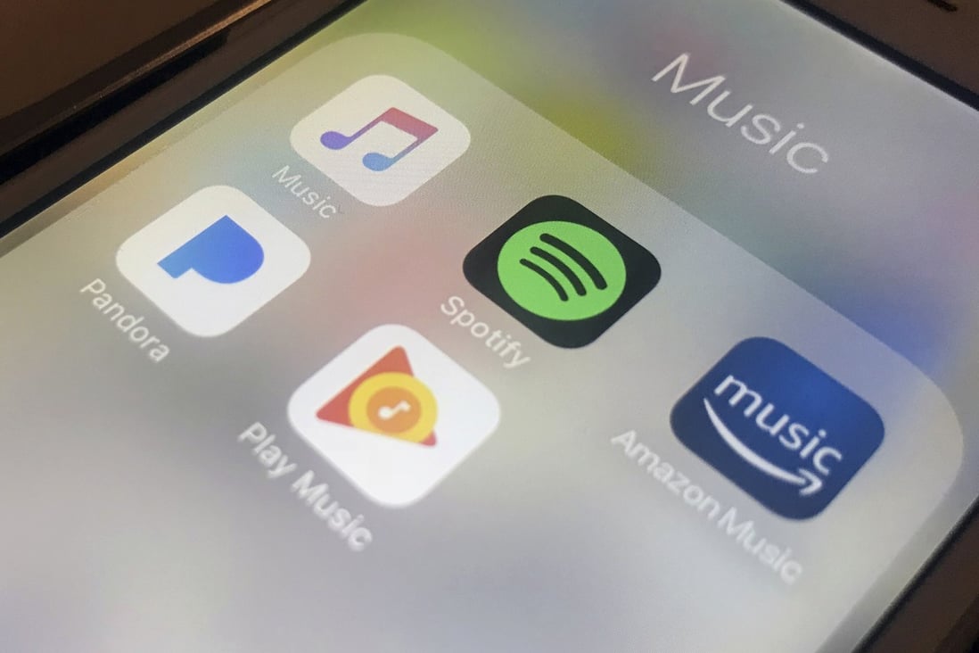 The EU said in a statement of objections that Apple’s strict App Store rules disadvantage competing music streaming platforms, favoring an argument that Spotify has made against its rival. Photo: AP