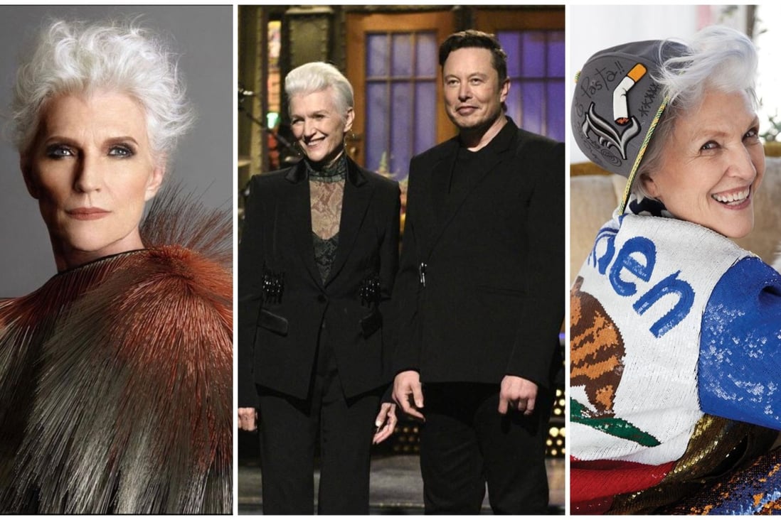 Maye Musk, Elon’s 73-year-old mum is a model, author and dietician worth millions in her own right. Photo: IG @mayemusk