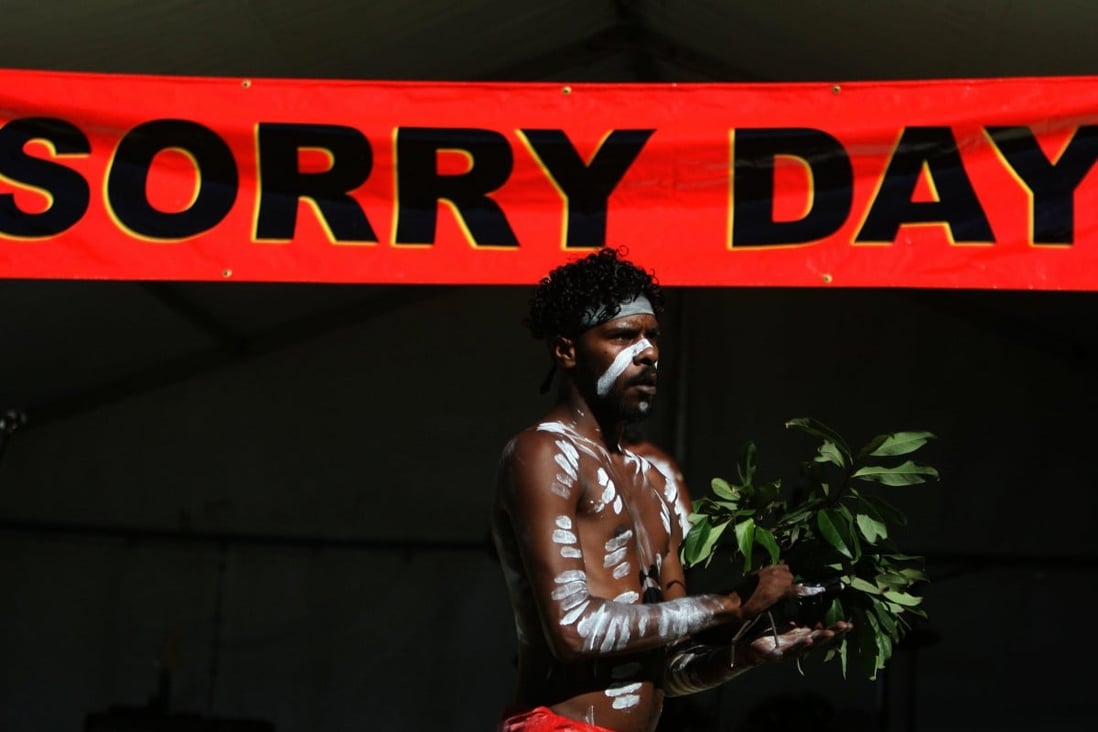 An image from a march during National Sorry Day 2007, which marked 10 years since the release of the Australia’s “Bringing Them Home” report. Photo: Fairfax Media via Getty Images