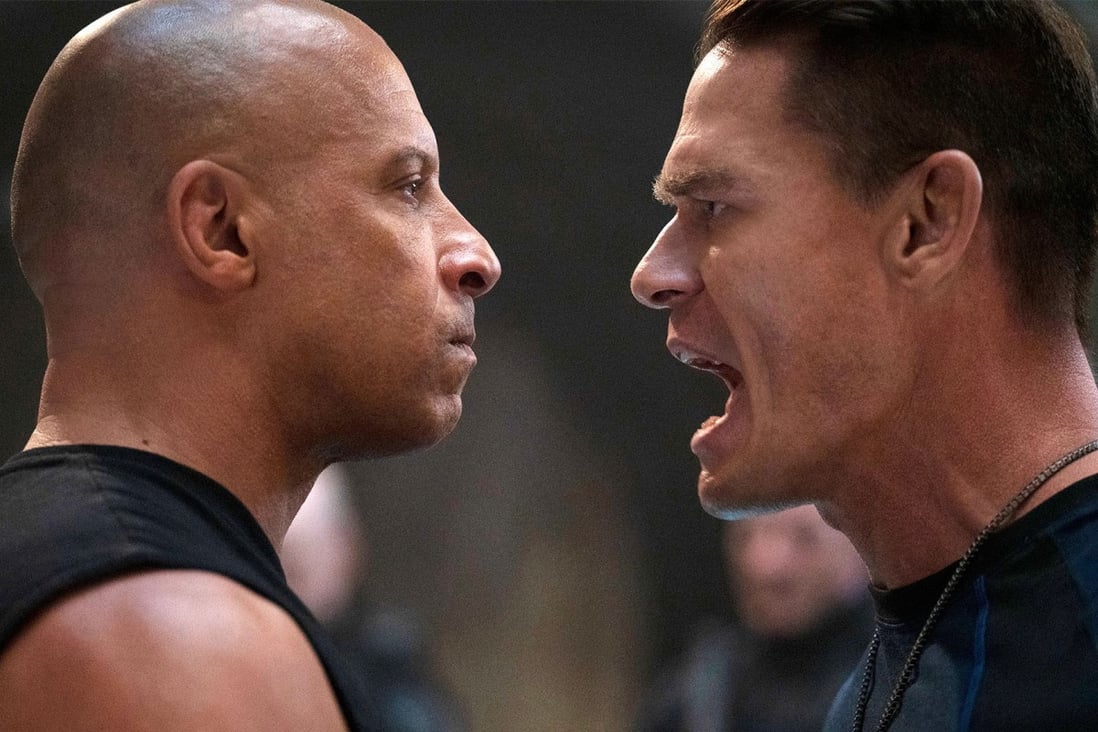 Vin Diesel and John Cena in F9, directed by Justin Lin, which earned over US$100 million at China’s box offices on opening weekend. Photo: Handout