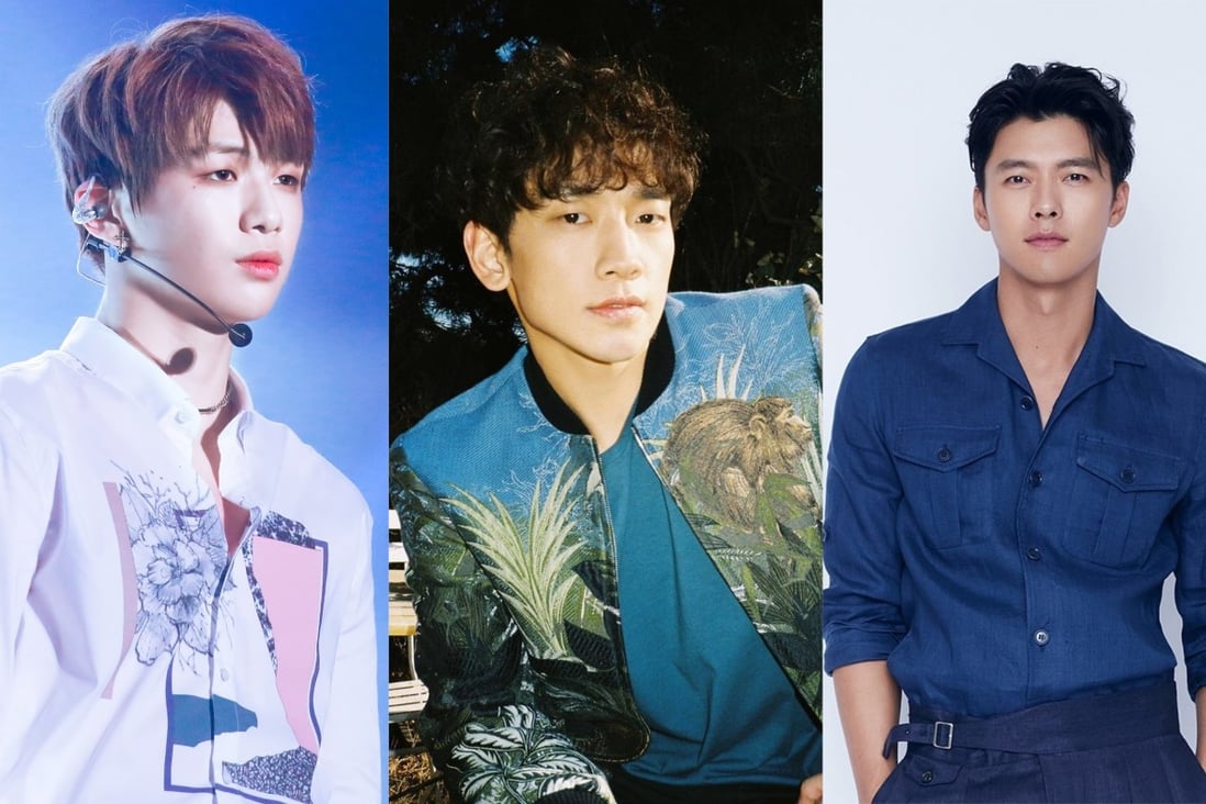 K-celebs who started their own entertainment agencies, including, from left, Daniel Kang, Rain and Hyun Bin. Photos: Handout, @rain_oppa; @withhyunbin/Instagram