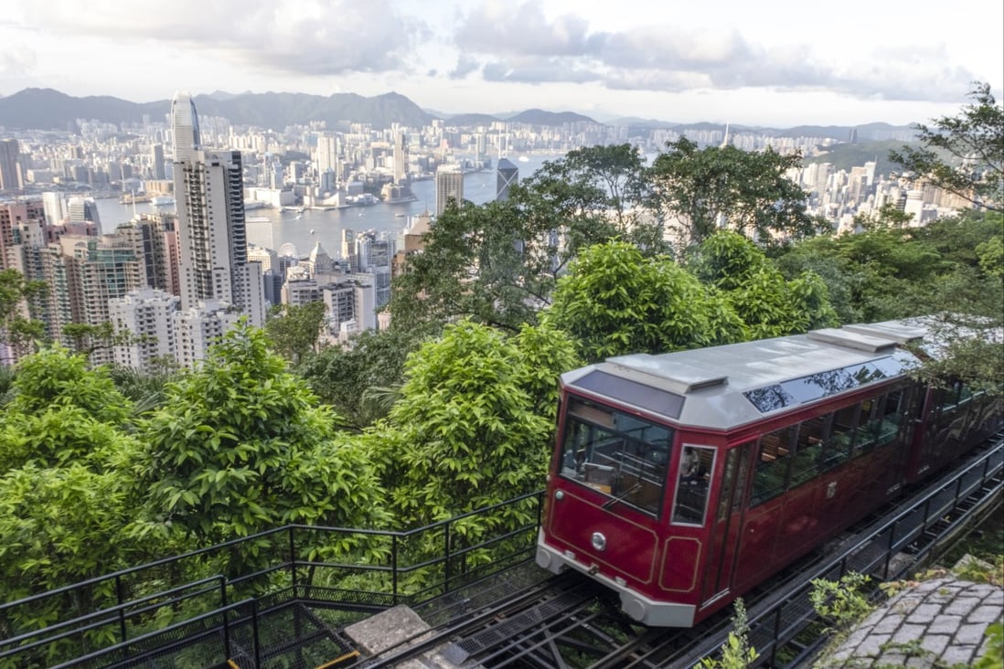 The Peak Tram An Old Hong Kong Icon Taking Millions Of Tourists A The Peak Tram An Old Hong Kong Icon Taking Millions Of Tourists A
