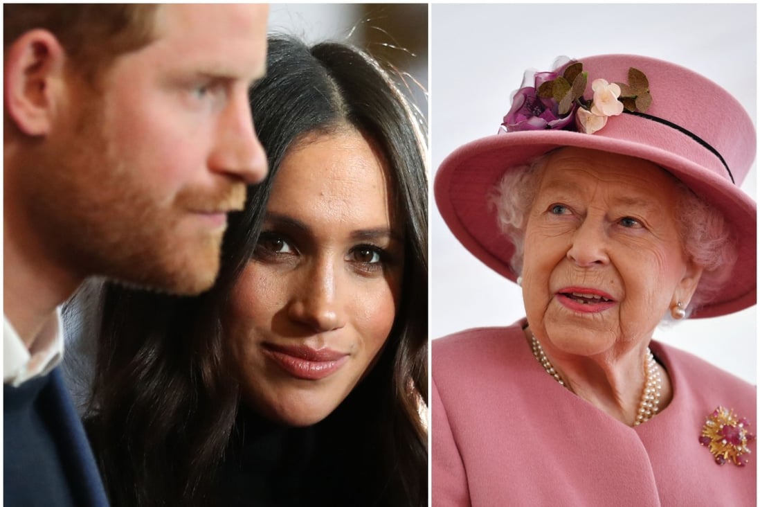 Have Meghan and Harry annoyed the Queen with their new baby name? Photos: PA/AFP