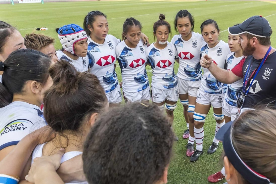 Hong Kong women’s rugby sevens team coach Iain Monaghan’ at an Asia Rugby Olympic Sevens qualifier tournament for the Tokyo 2020 Olympic Games in 2019. Photos: HKRU   