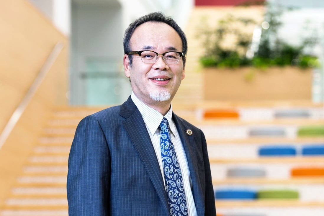 Dr Hiroaki Hatayama, president.