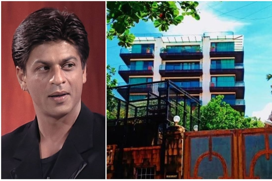 Shah Rukh Khan spent 10 years getting his Mumbai mansion just the way he wants it. Photos: @alaminkhan954/Twitter, @iamharsh55/Twitter