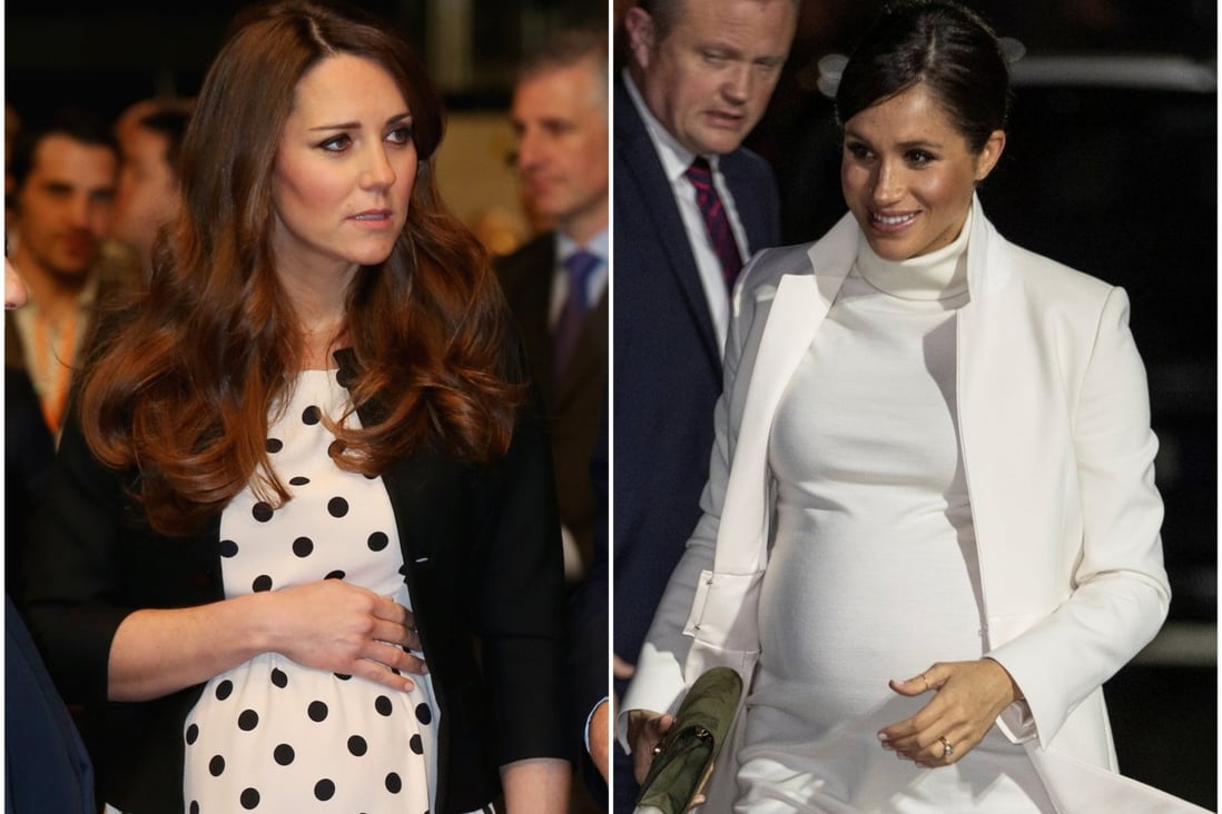 Catherine, Duchess of Cambridge and Meghan, Duchess of Sussex had to follow these 10 rules when pregnant with their children. Photos: AP, Reuters
