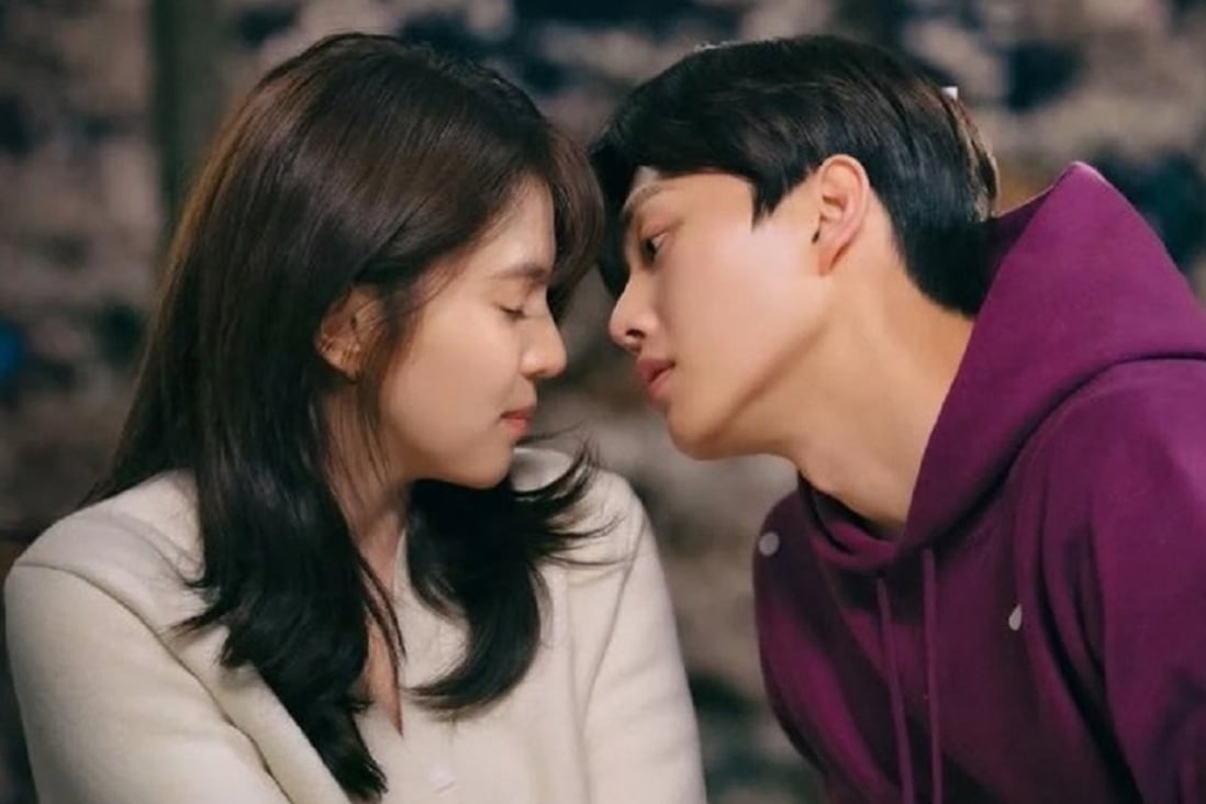 Han So-hee (left) and Song Kang in a scene from Netflix K-drama Nevertheless.
