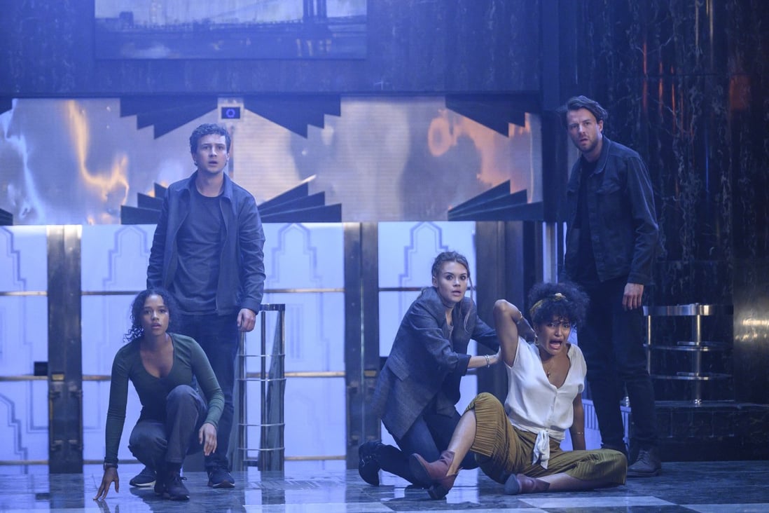 (From left) Taylor Russell, Logan Miller, Holland Roden, Indya Moore and Thomas Cocquerel in a still from Escape Room: Tournament of Champions (category IIB), directed by Adam Robitel..