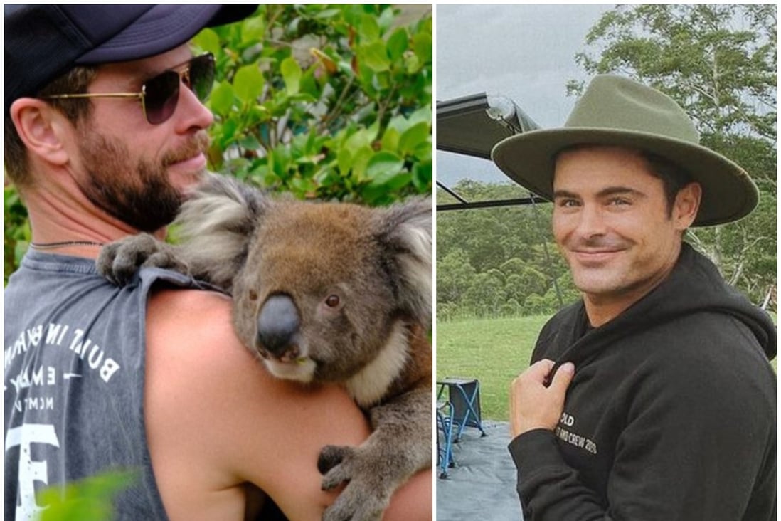 Chris Hemsworth and Zac Efron are just two stars filming in Australia, possibly the world’s new hub for movie sets. Photos: @chrishemsworth; @zacefron/Instagram