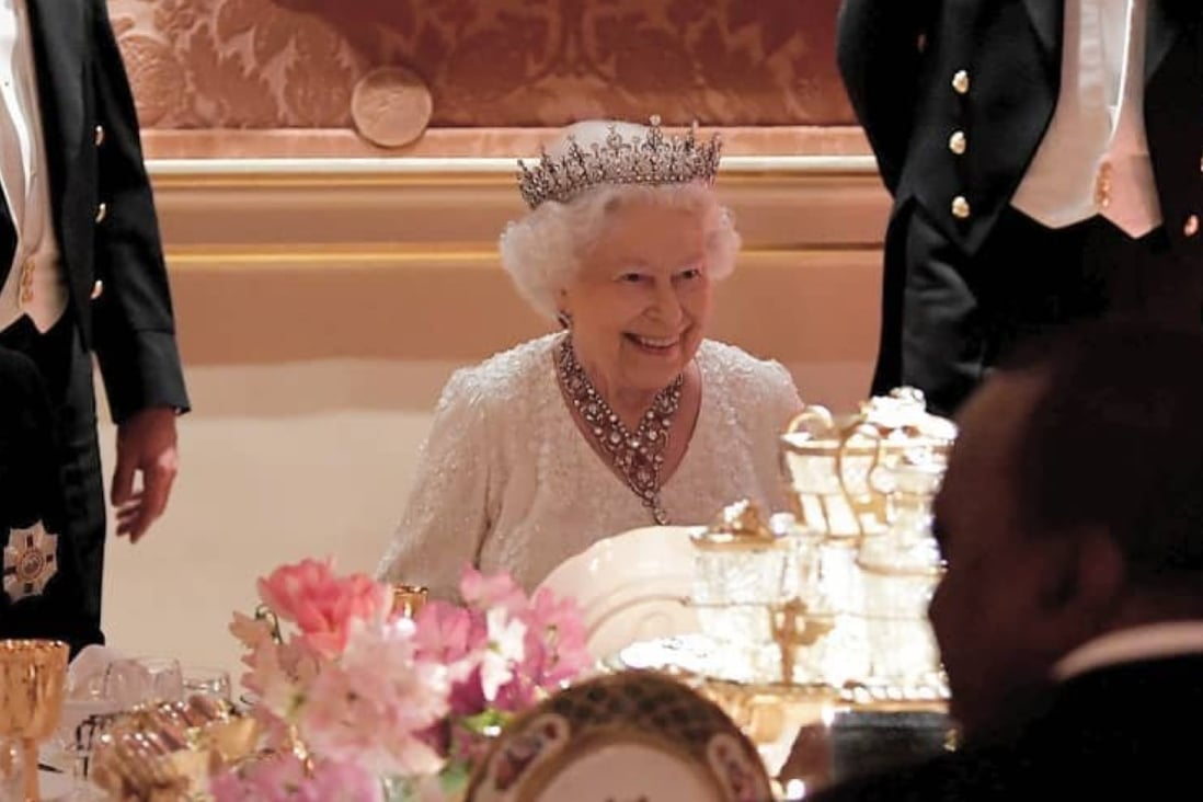 Dining alongside Queen Elizabeth is no piece of cake. Photo: @theroyalfamily/Instagram