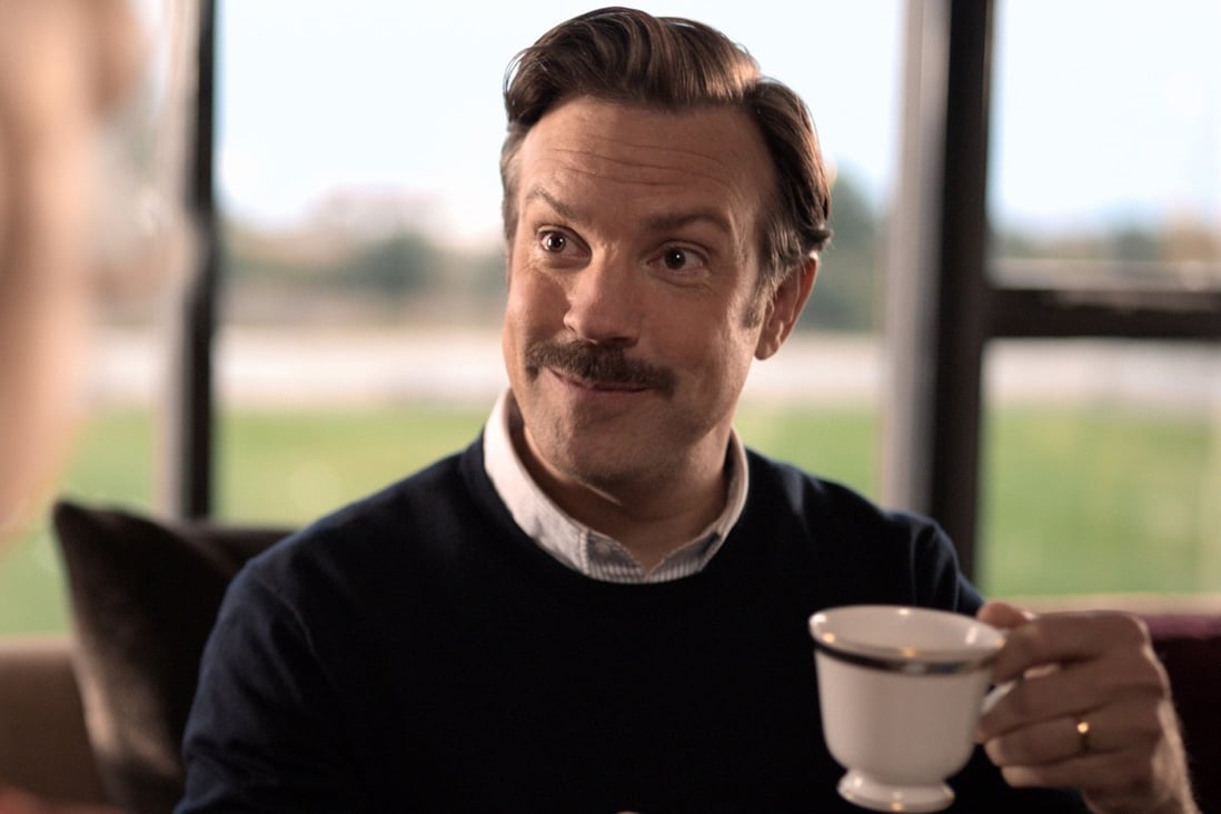 Jason Sudeikis plays a caring and enthusiastic football coach in the award-winning comedy Ted Lasso from Apple TV+. Photo: Apple TV/TNS