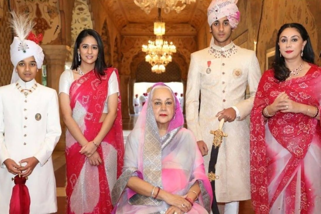 The royal family of Jaipur. Photo: @royalfamilyjaipur/Instagram