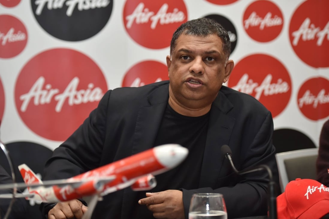 Tony Fernandes says AirAsia is eyeing more acquisitions as it steps up its super-app ambitions. Photo: AFP