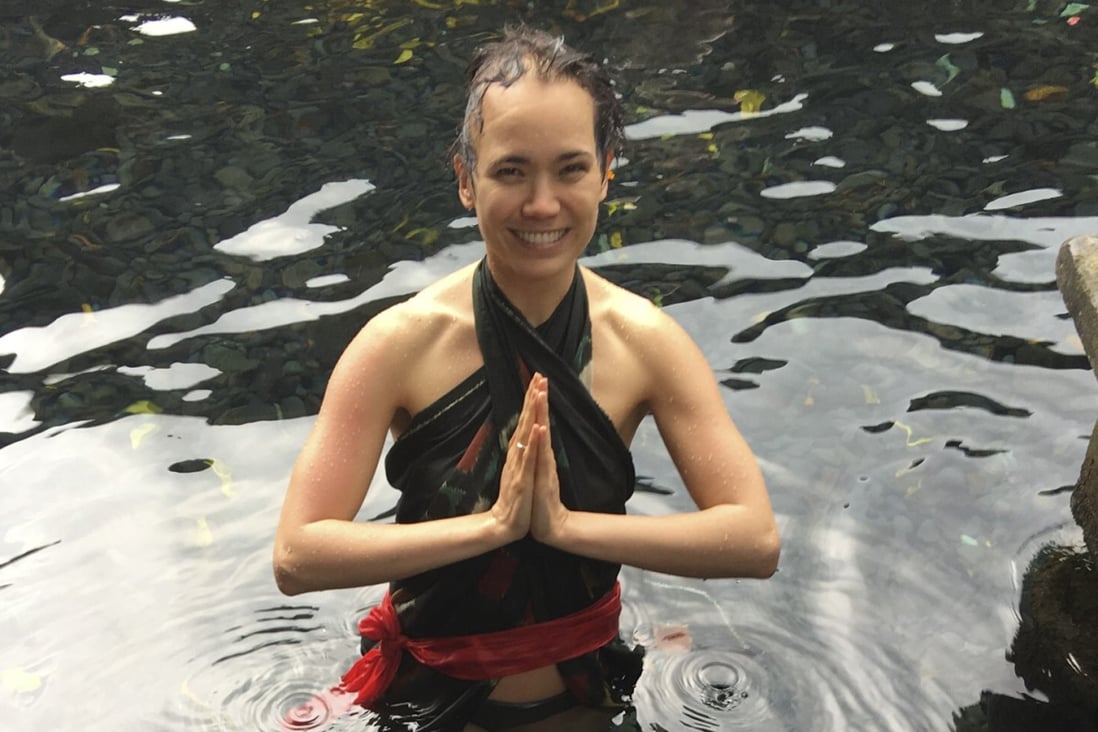 Gillian Bertram in Bali in 2017. She combined holistic and conventional treatments on her road to recovery from brain cancer, and says: “I believe that cancer is an imbalance between the mind and body.” Photo: Gillian Bertram
