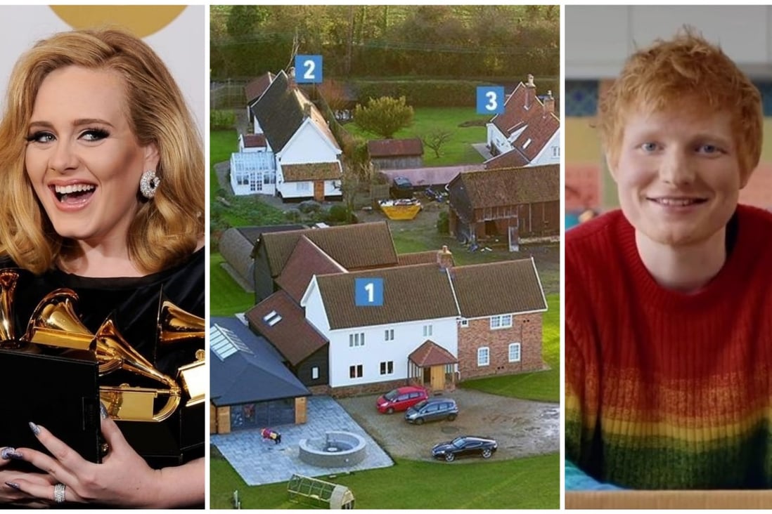 Why Ed Sheeran And Adele Are Buying Up So Many Houses From Her California Compound To His Sprawling Suffolk Sheeranville Complete With Pub And Treehouse South China Morning Post