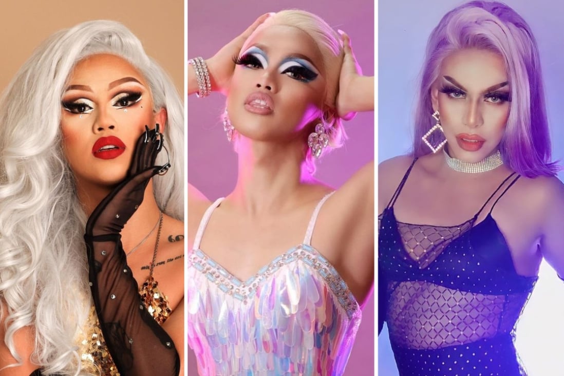 Talented Filipino drag queens Morbucks, Brigiding “Gigi” Aricheta, O-A and Eva Le Queen. Photos: @morbucksssss/Instagram, @brigiding/Instagram, @odashaflop/Instagram, @eva_lequeen/Instagram