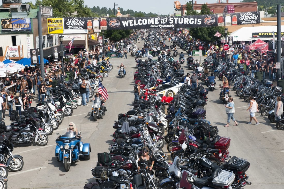 The annual Sturgis Motorcycle Rally in Sturgis, South Dakota, the US was blamed for leading to a huge spike in Covid-19 cases last year. Photo: Getty Images