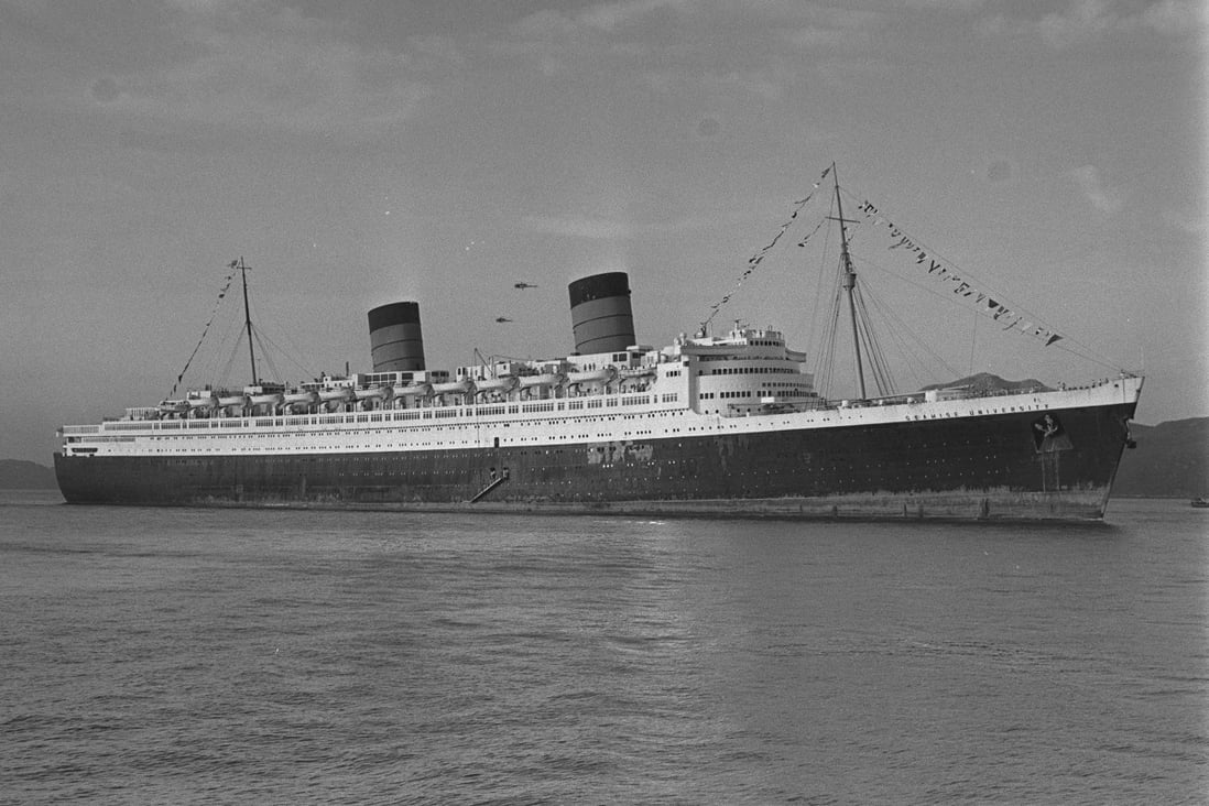 Old Hong Kong S 50 Year Old Shipwreck How The World S Largest Boat Britain S Rms Queen Elizabeth Sank On The Seabed Of Victoria Harbour And It S Still There South China Morning Post