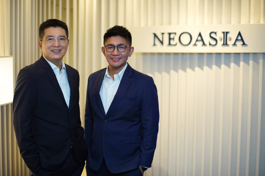 From left, Jimmy Ang, executive chairman, and Chen Heng Hui, CEO
