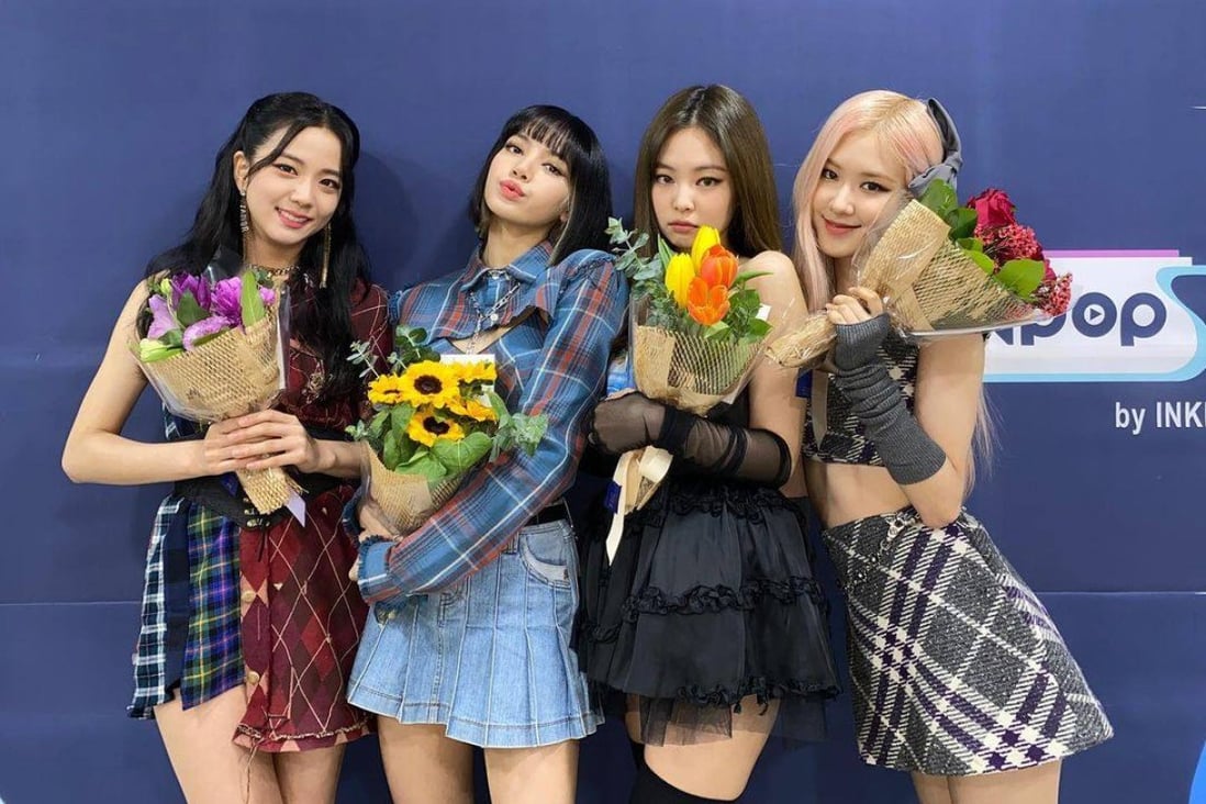 Blackpink recently joined social media platform Weverse, part of a trend for K-pop groups to engage with their fans online.  Photo: @blackpinkofficial/ Instagram