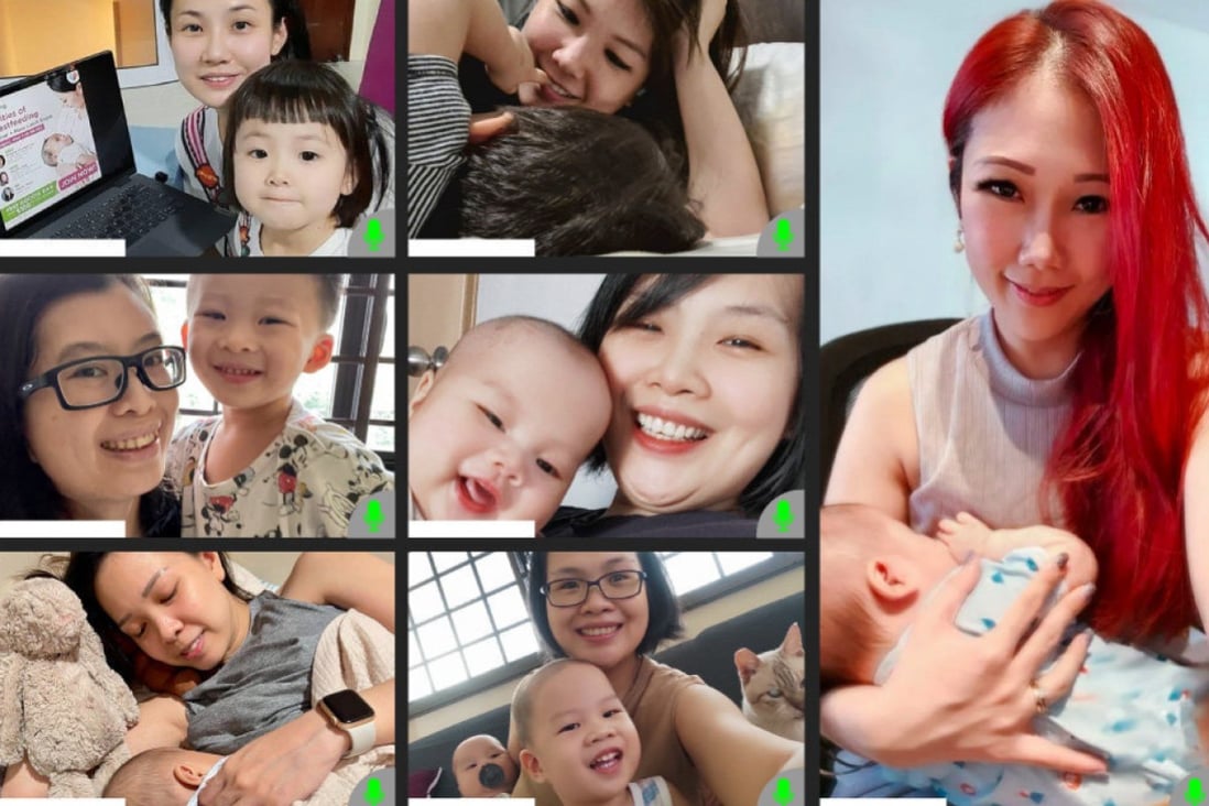 Singapore record set for women breastfeeding online together as mothers